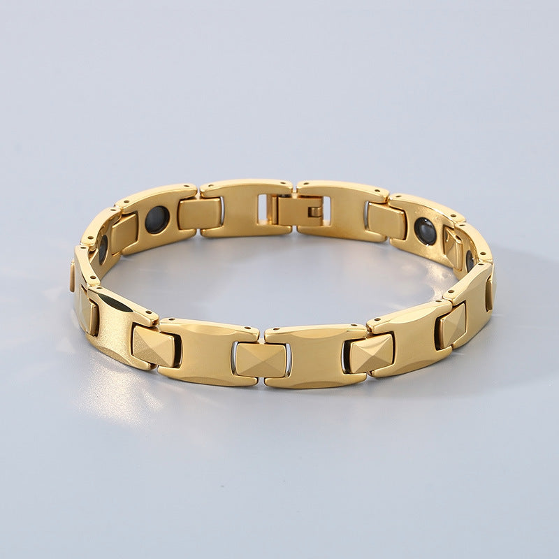 Planderful Magnet Stone Adjustable Couple Bracelet For Men