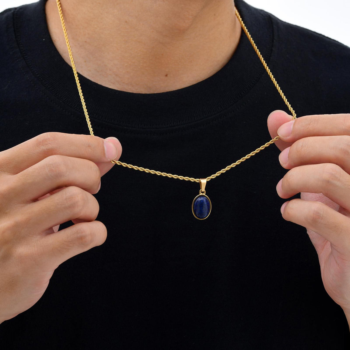 Vintage-Inspired Inlay Pendants — Chain Optional