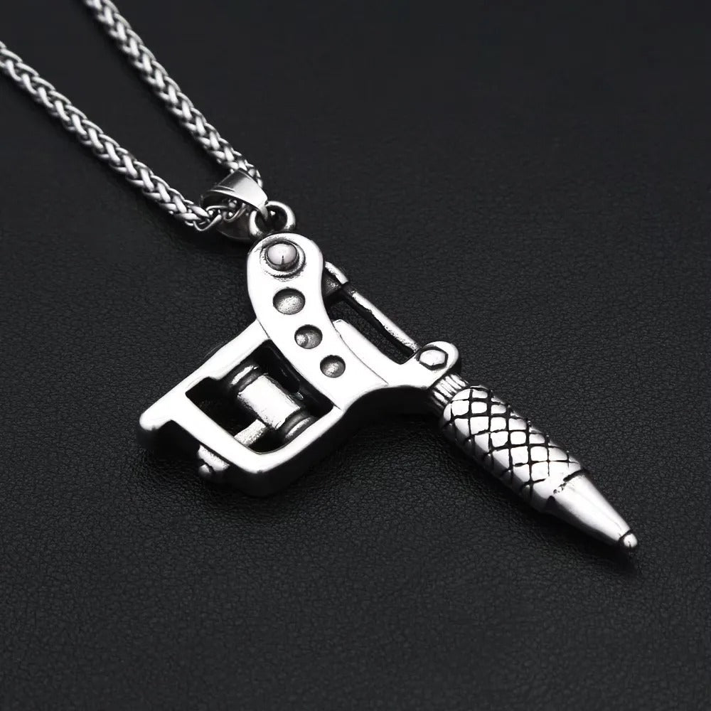 Punk Vintage Stainless Steel Men's Pendant Necklace