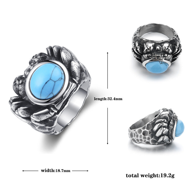 Turquoise Ring – Vintage Men's Ring
