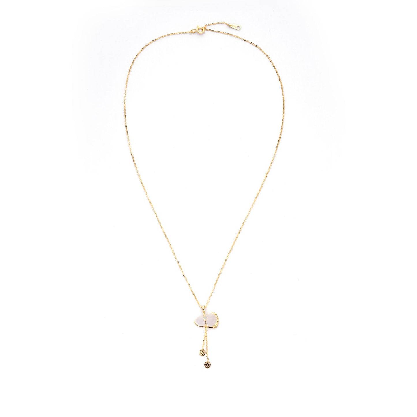 S925 Sterling Silver Gourd Necklace Women's Chinese Retro Jewelry