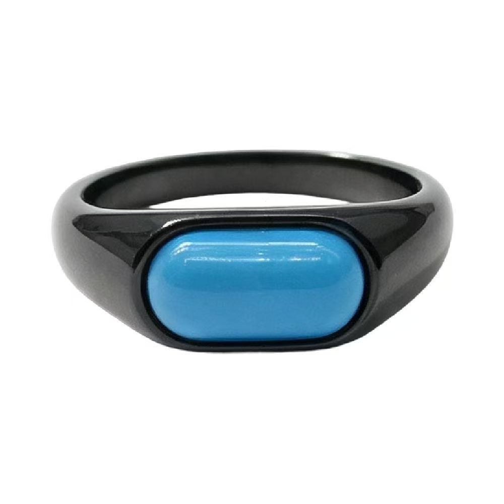 French Court-Style Titanium Steel Ring