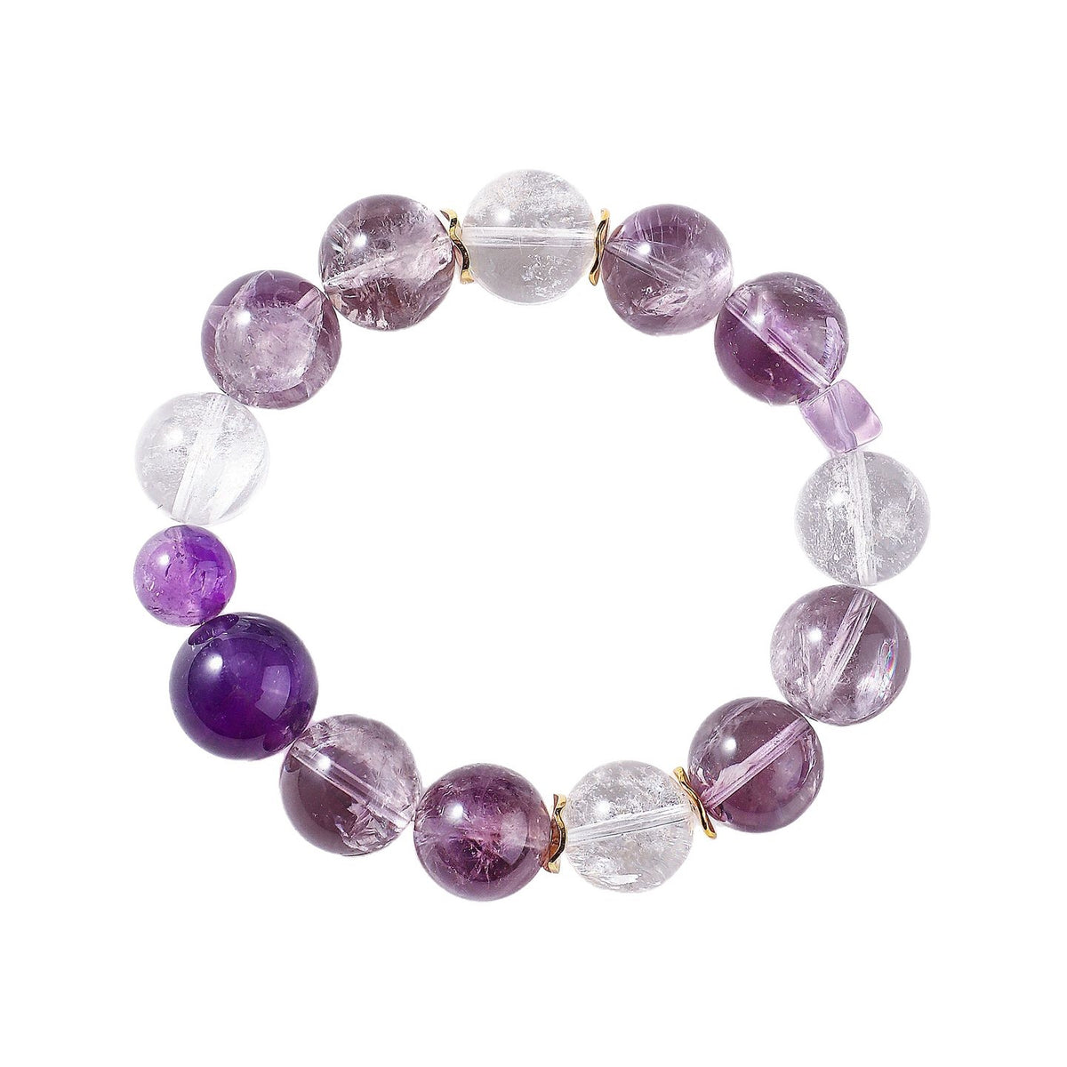 Crushed-Ice Amethyst Bracelet