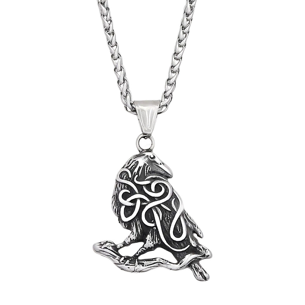 Punk Retro Stainless Steel Pendant Necklace