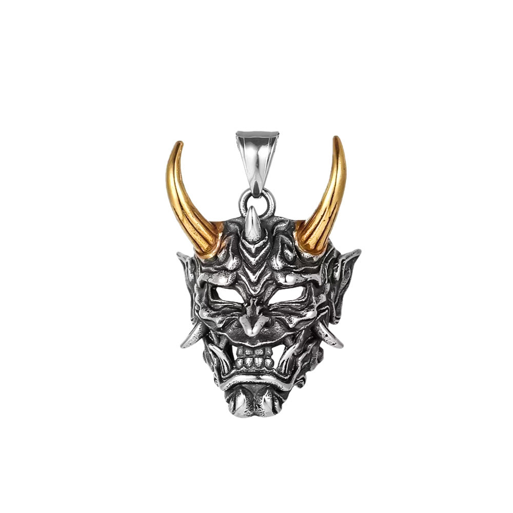Golden Horn Prajna Titanium Steel Necklace for Men