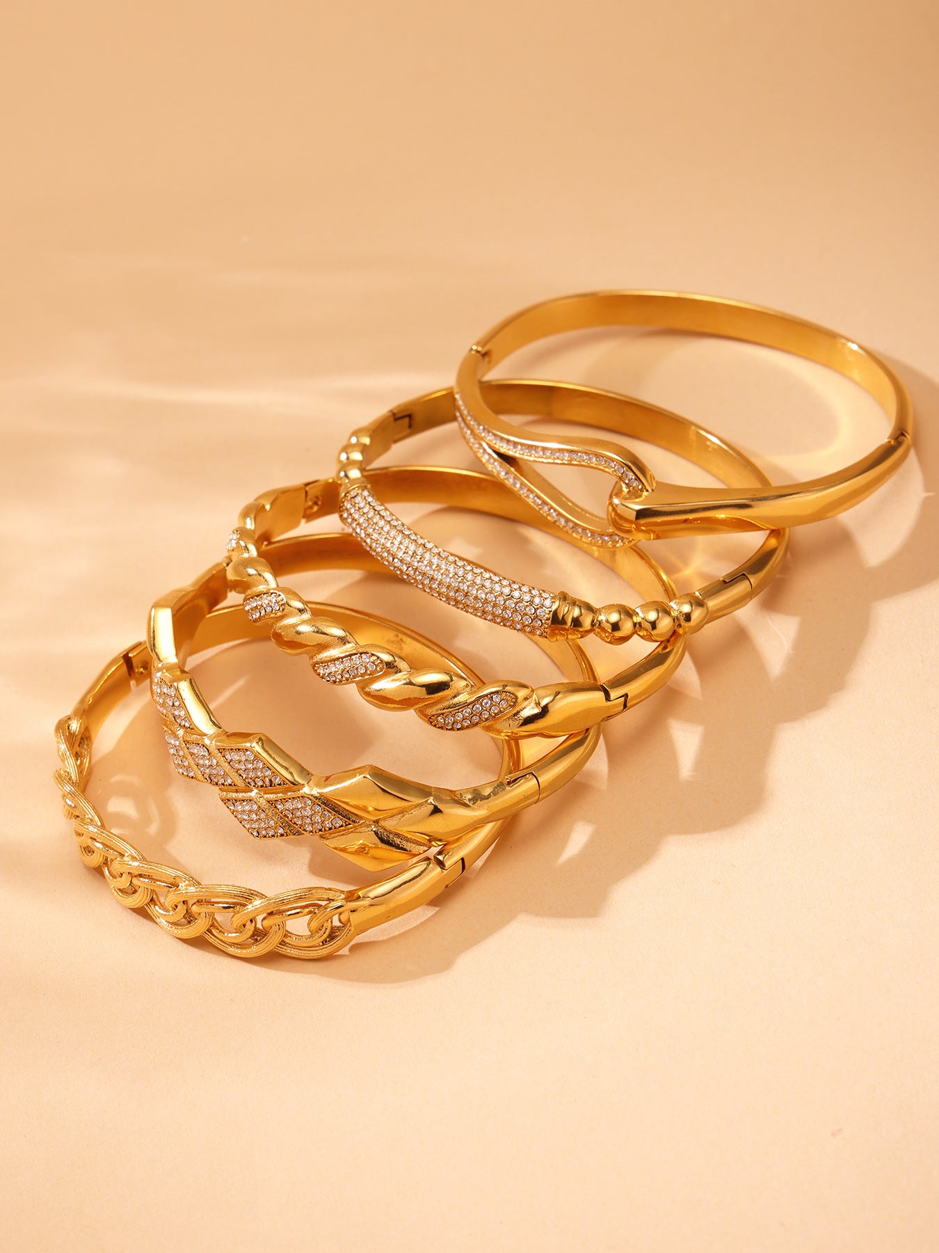 Planderful Everyday Genie Stainless Steel Zircon Bracelet