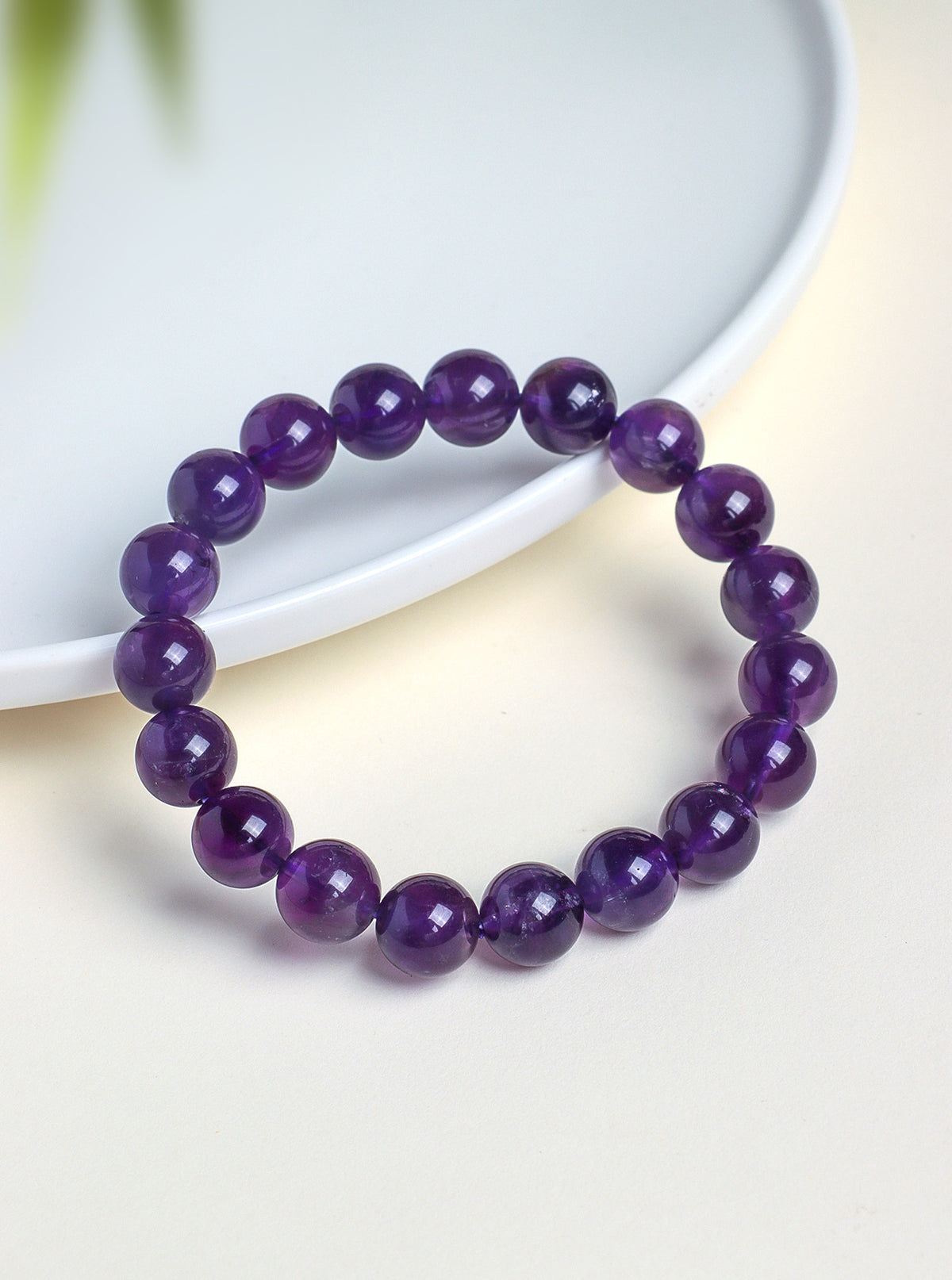 Uruguayan Amethyst Bead Bracelet