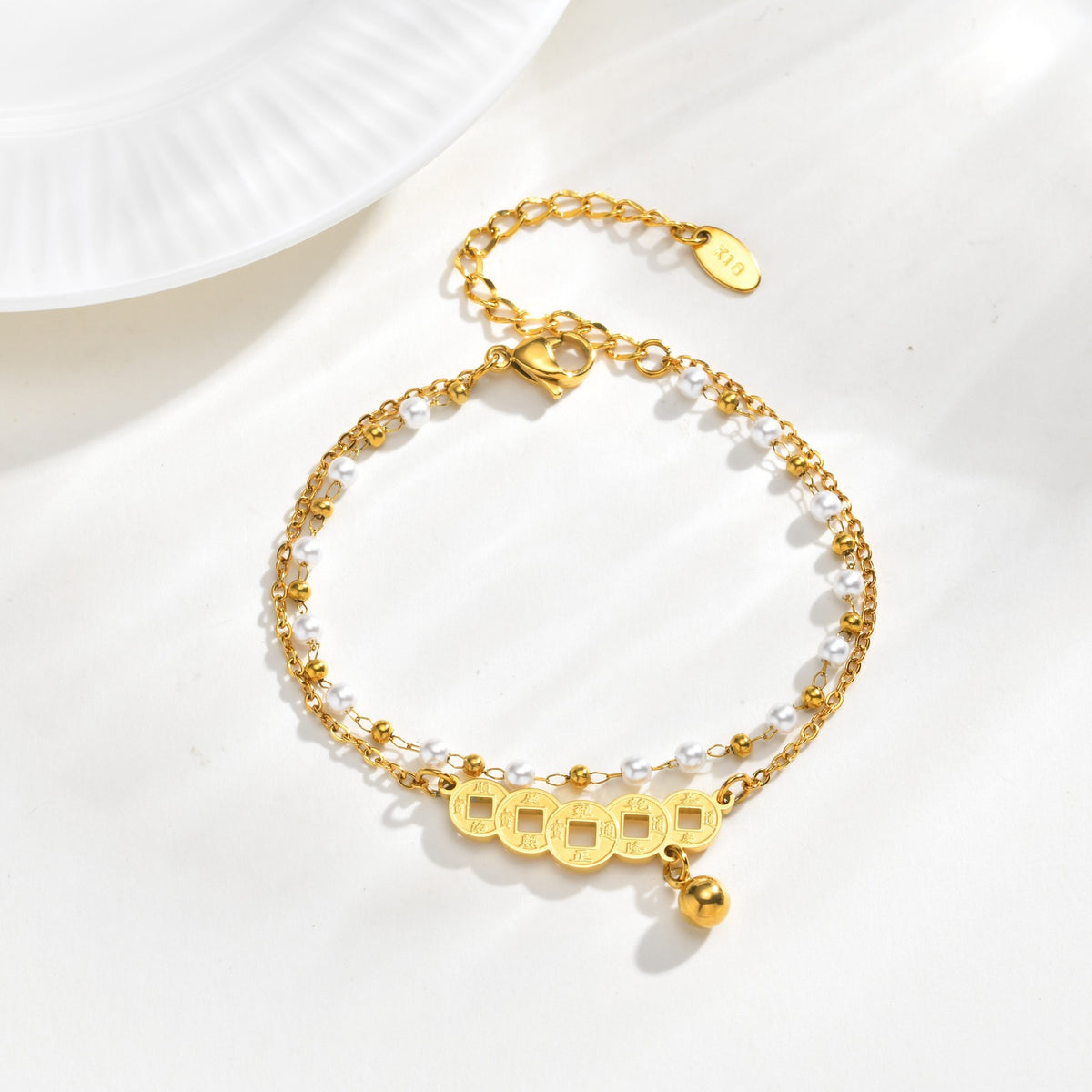 Pearl Copper Bracelet