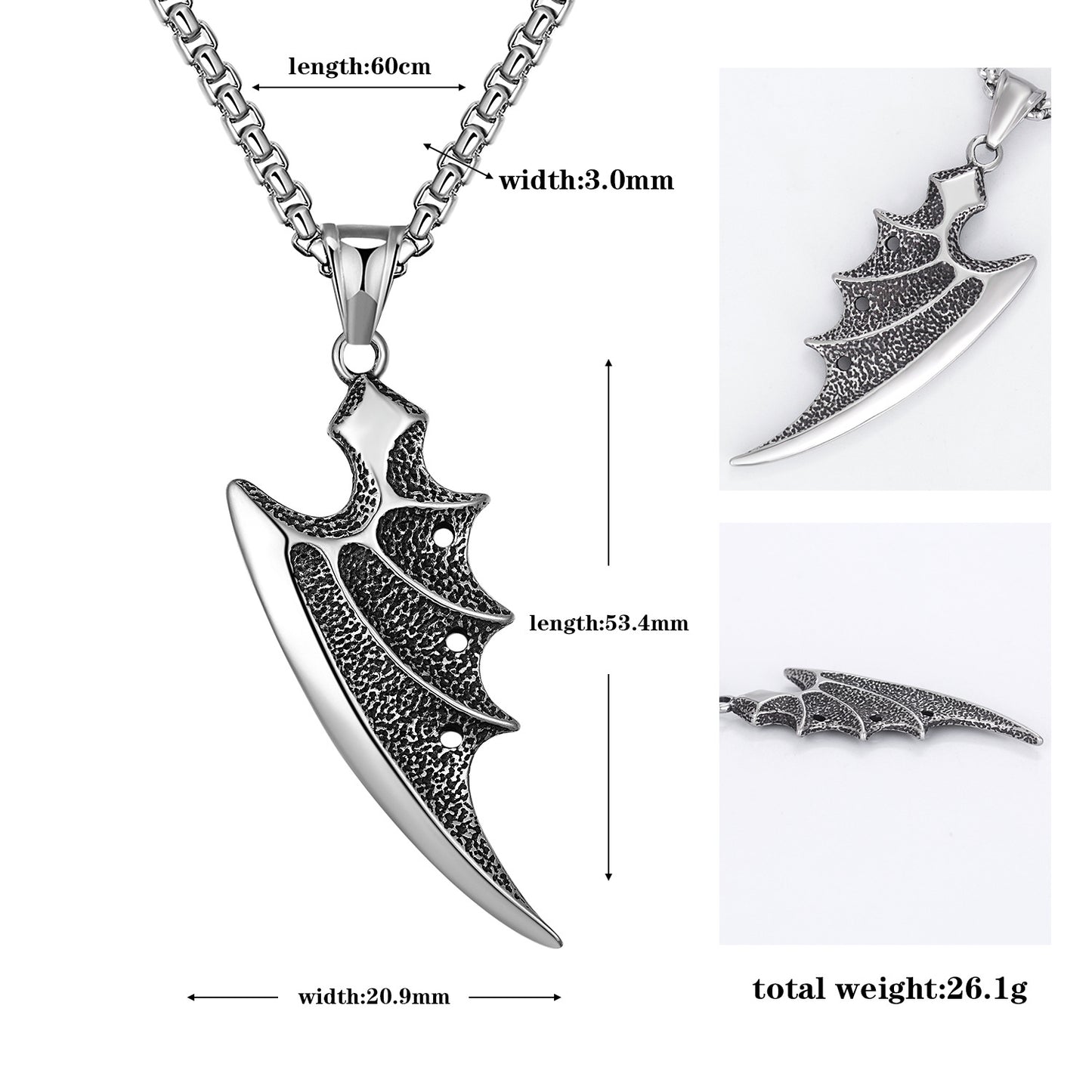 Steel Necklace – Vintage Everyday Wear