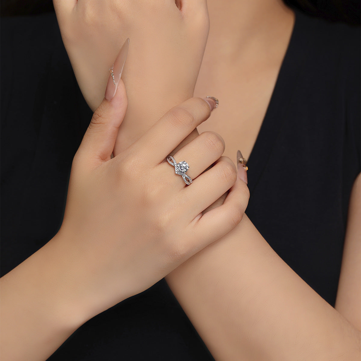 Twisted Arm S925 Sterling Silver Women's Ring