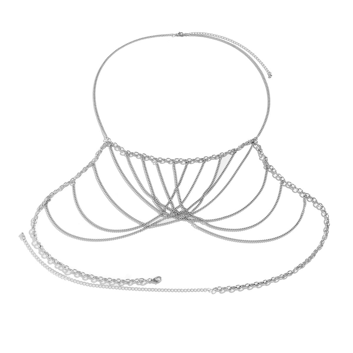 Elegant Hollow Cross Body Chain Necklace for Stylish Women