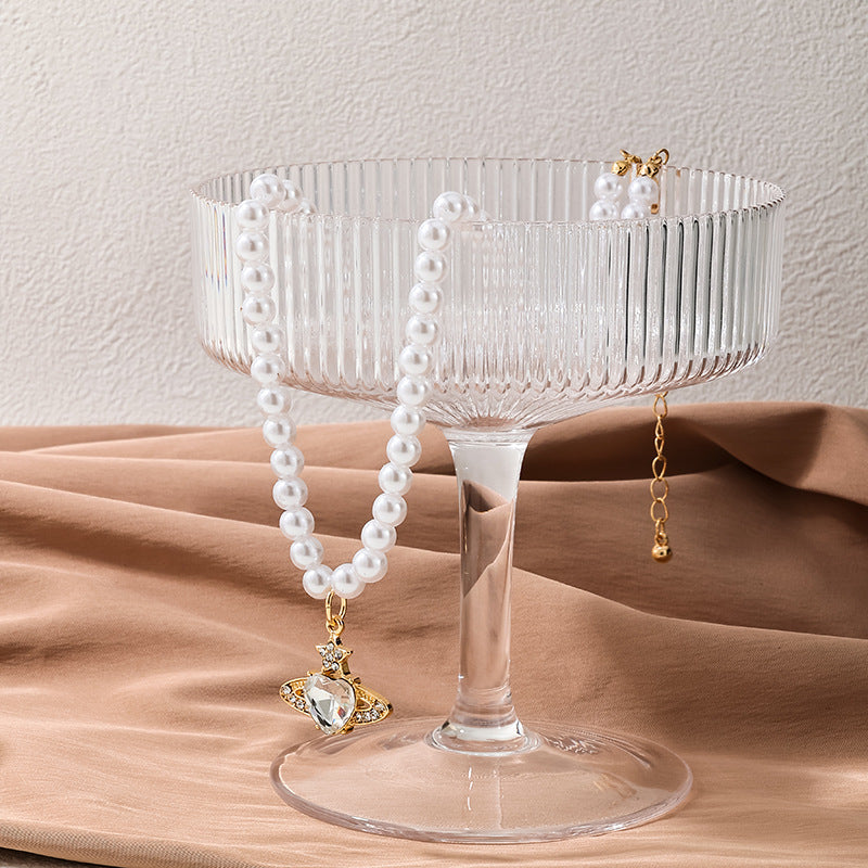 Retro Pearl Planet Necklace from Vienna Verve Collection