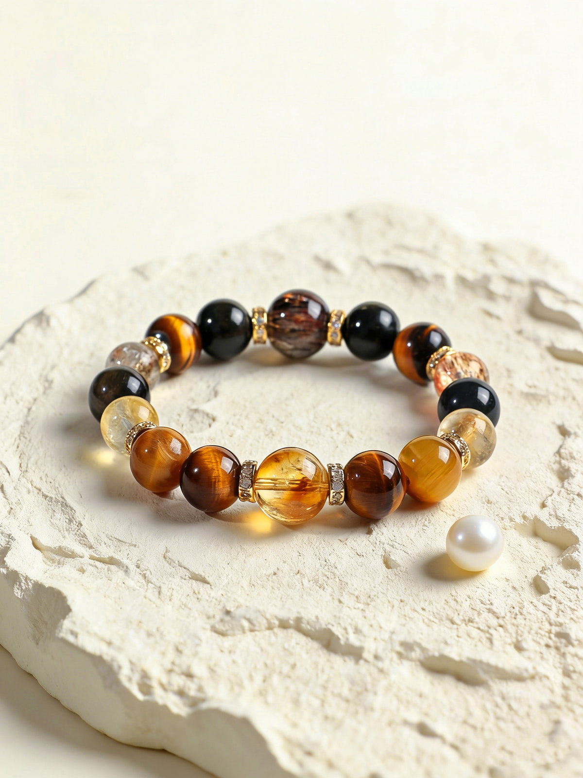 Amethyst Citrine Multigem Bracelet