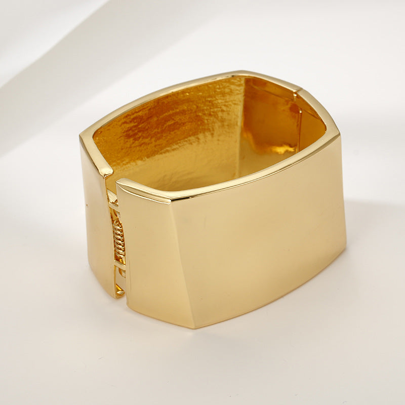 Gilded Glamour Statement Bracelet - Vienna Verve Collection