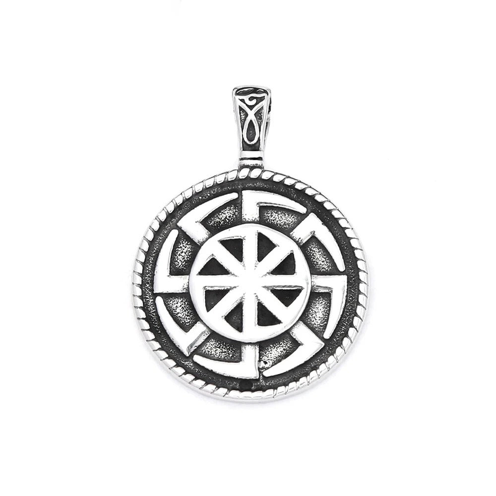Viking Sun Pendant Necklace