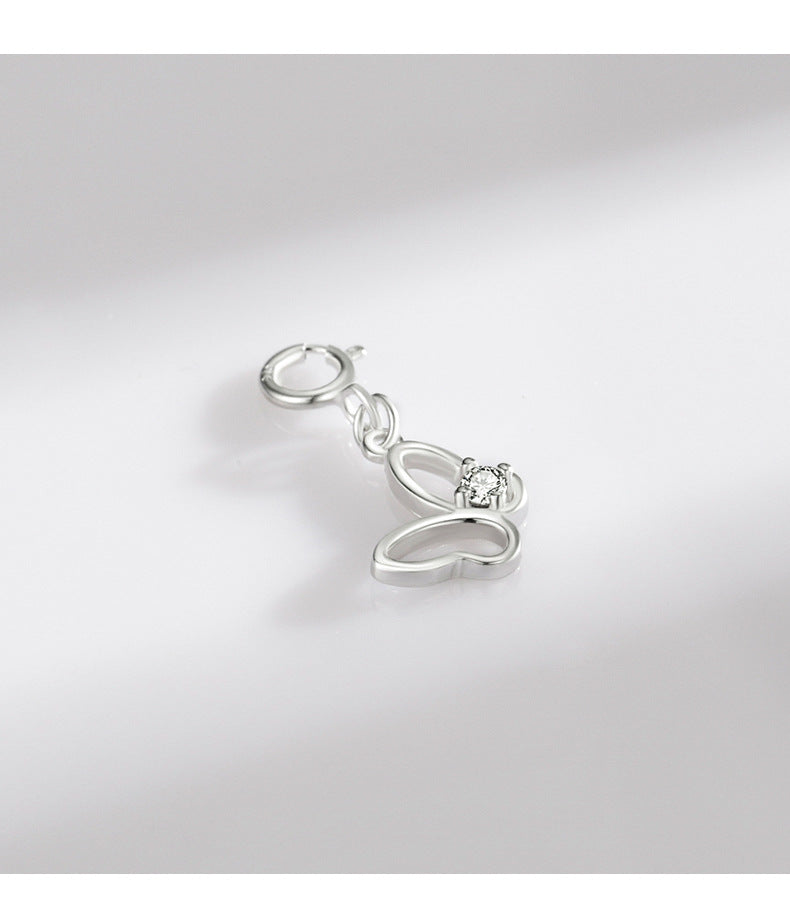 S925 Sterling Silver Butterfly Pendant for Women, Exquisite and Fashionable Silver Pendant