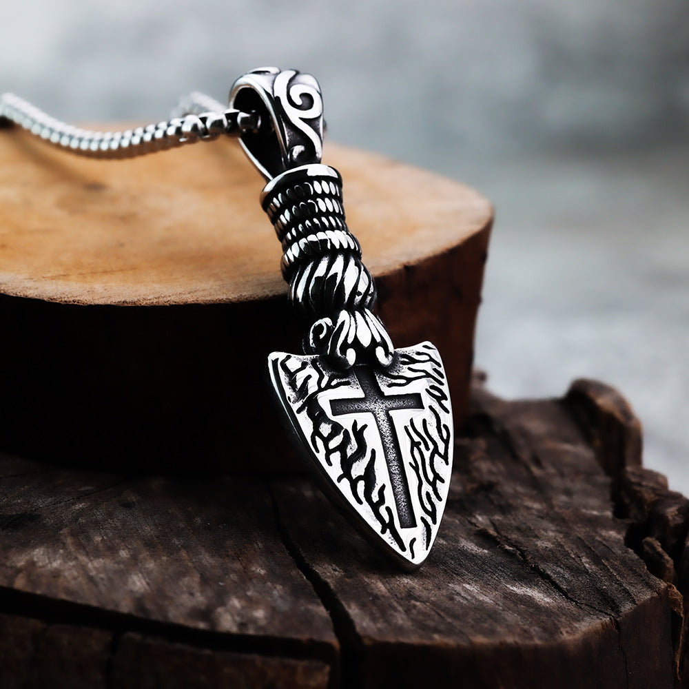 Personalized Simple Viking Pendant for Men's Fashion Jewelry