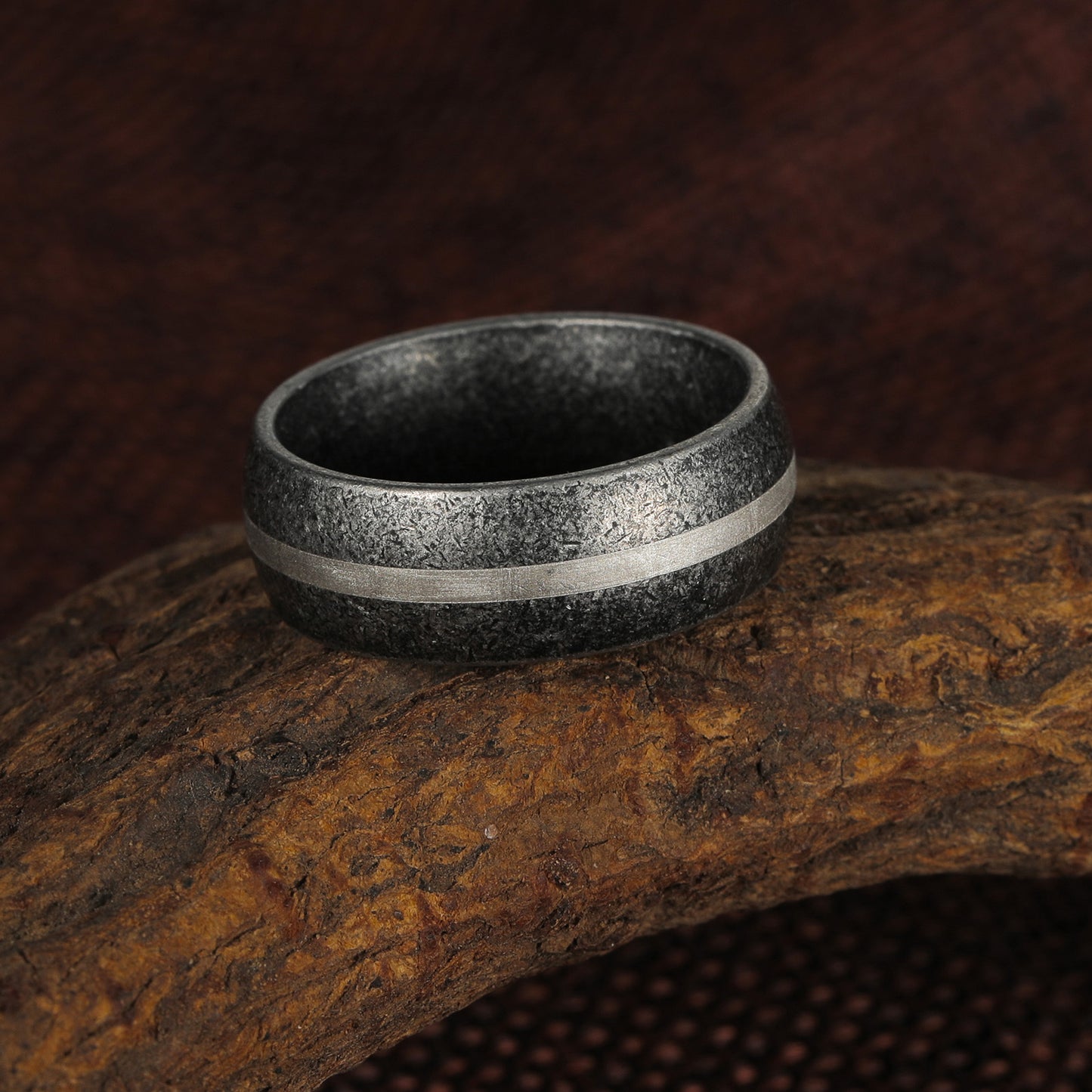 Stainless Steel Ring 8mm Line Design Retro Style Trendy For Men And Women Everyday Genie Planderful