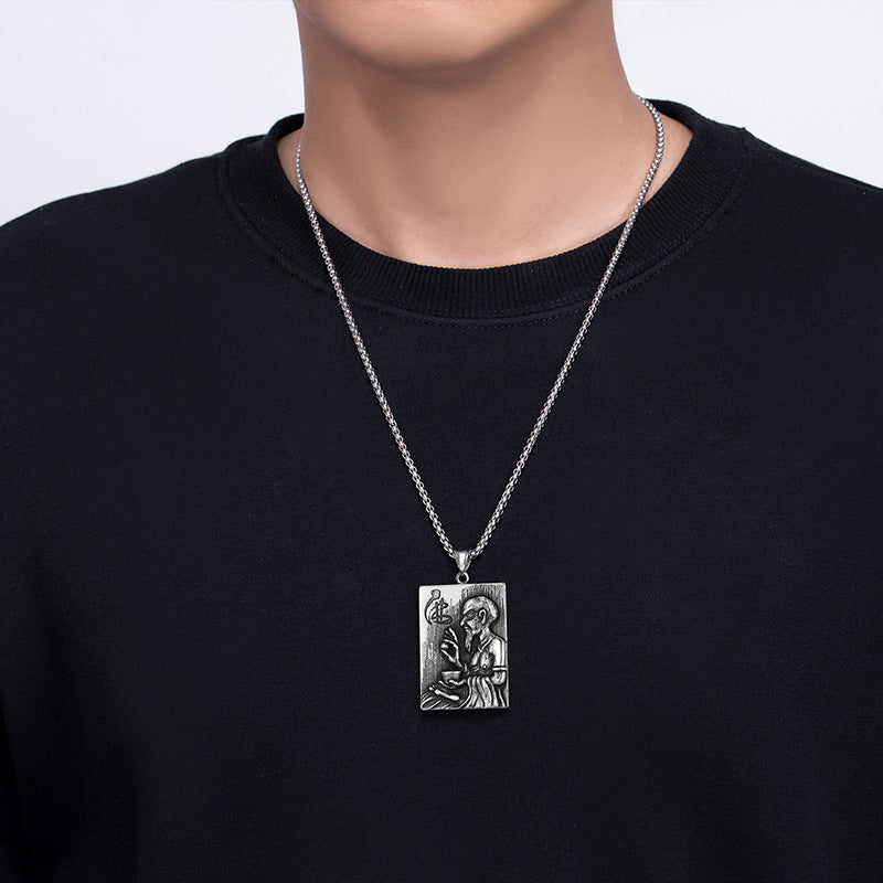 Steel Necklace – Vintage For Him