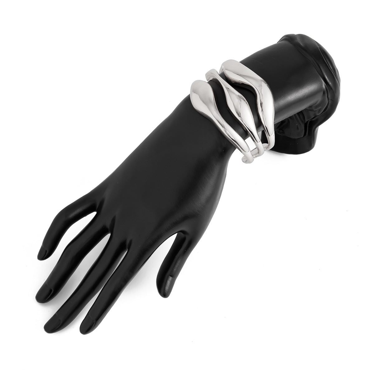 Planderful Vienna Verve Opening Statement Bracelet For Women Geometric Heavy Industry Jewelry