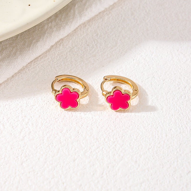 Planderful Vienna Verve Earrings – Elegant Five-Leaf Clover Design