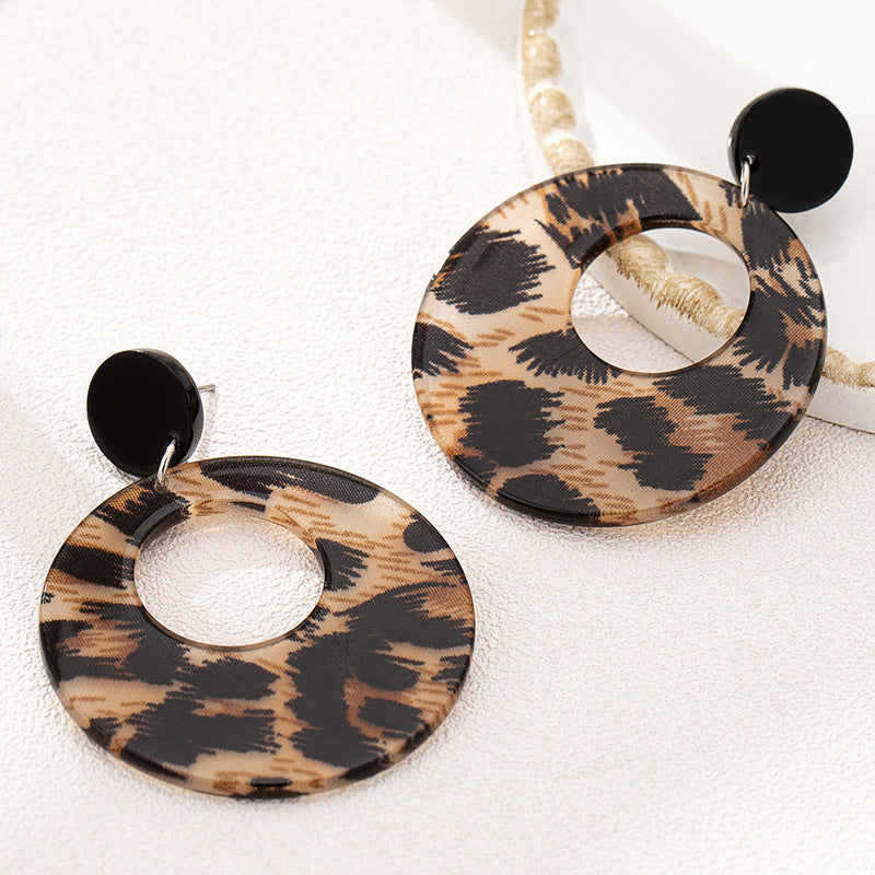 Planderful Vienna Verve Earrings – Personalized Retro Acrylic Design