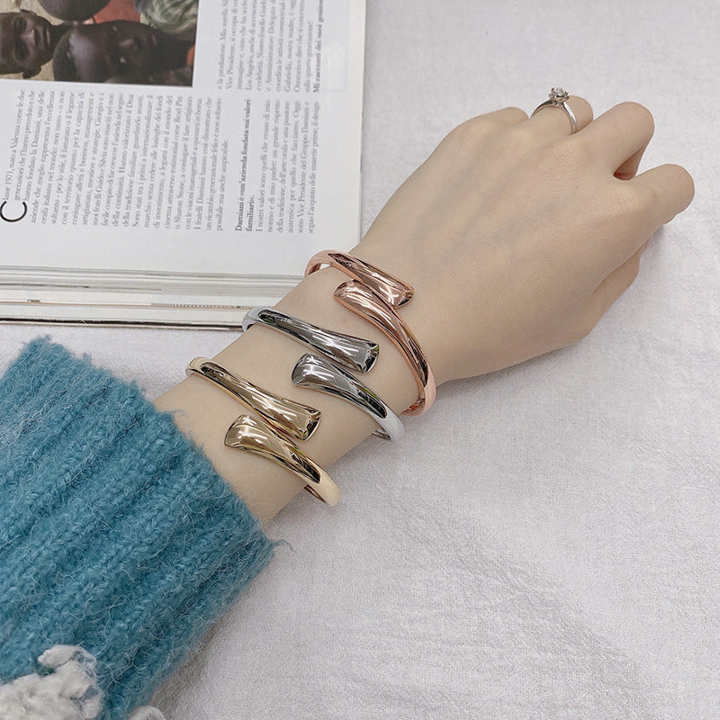 Street Chic Rose Gold Bracelet - Trendy Wholesale Accessory for Women, Perfect for Fashionable Outfits