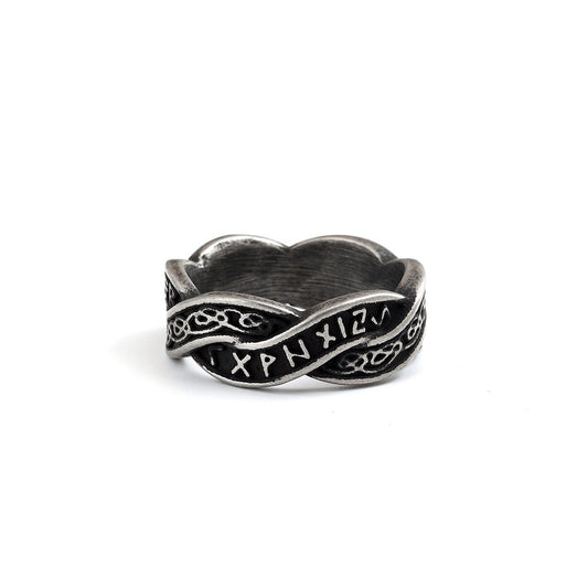 Vintage Viking Stainless Steel Men's Ring