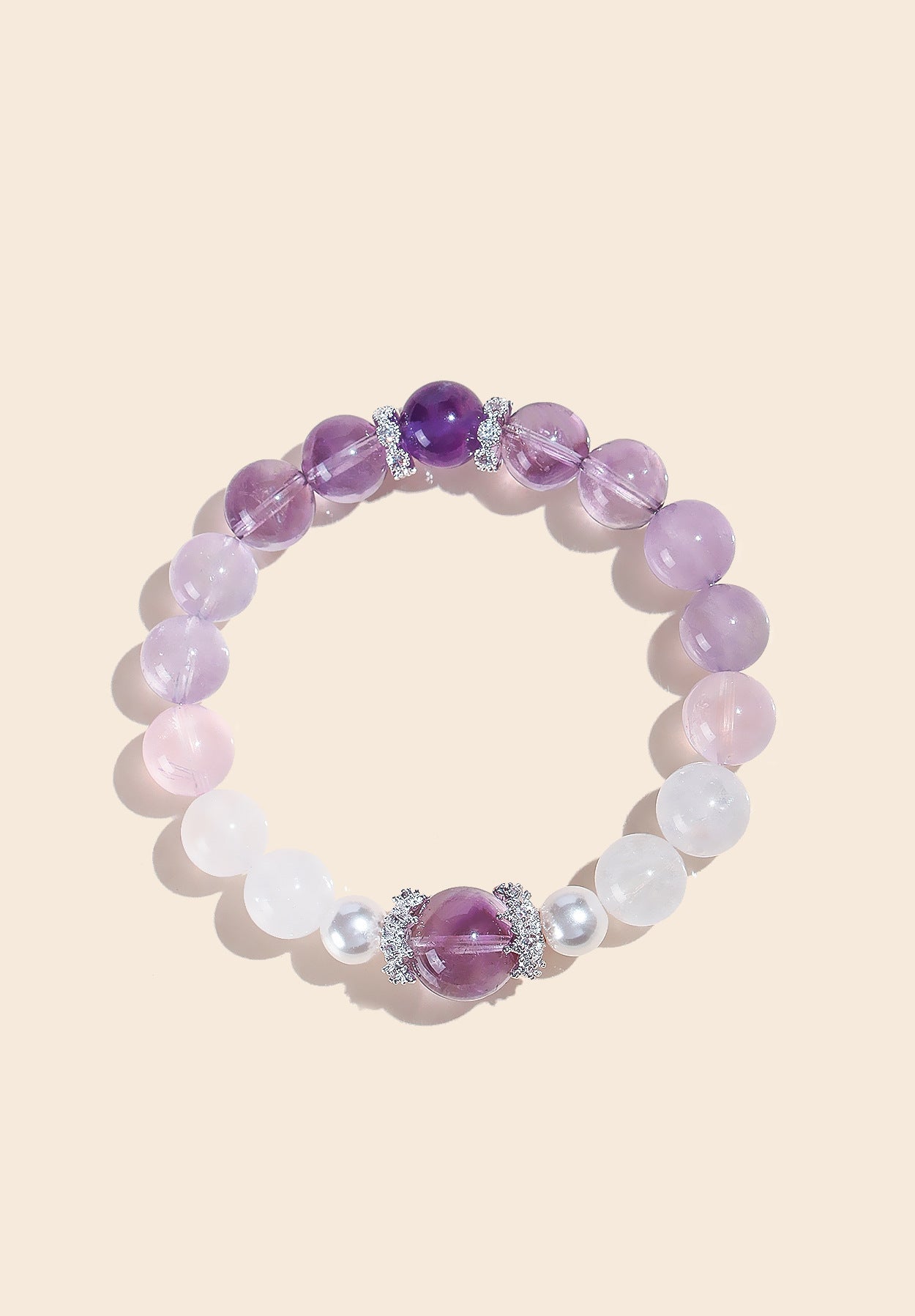 Planderful Fortune's Favor Amethyst Bracelet – Elegant Crystal Design