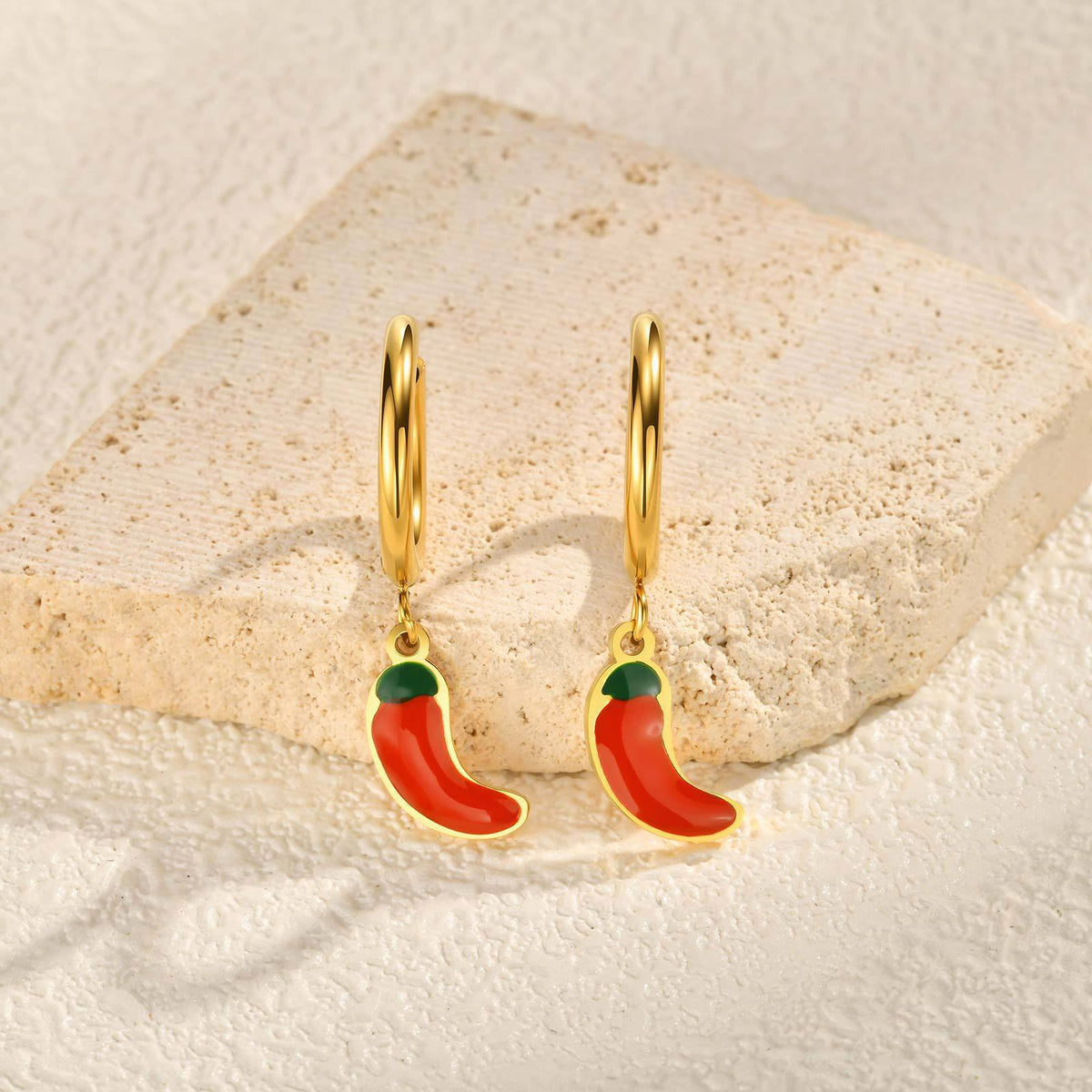 Stainless Steel Cat Earrings