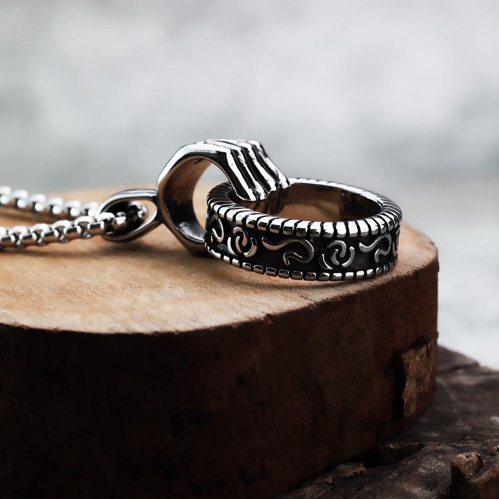Gothic Skull Stainless Steel Men's Ring