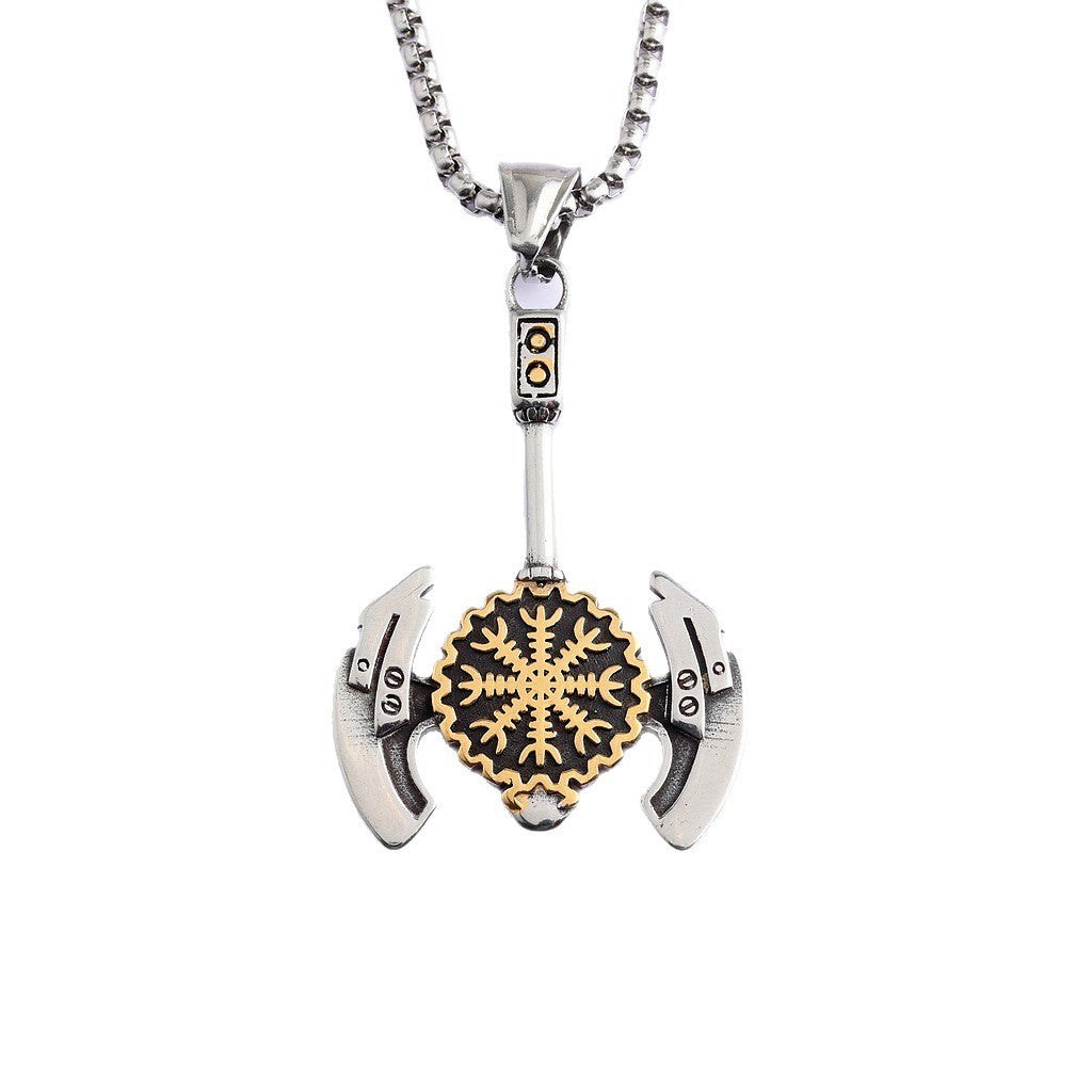 Viking Ebay Stainless Steel Pendant Necklace