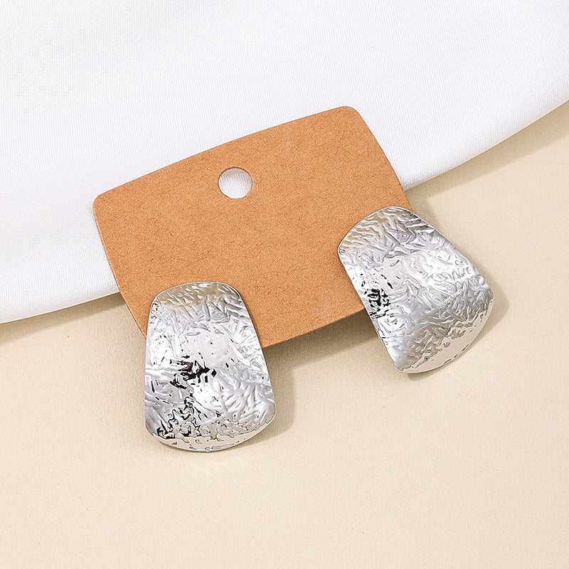 Retro Chic Square Geometric Earrings for Women