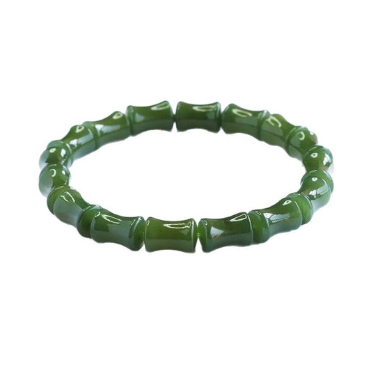 Hetian Jade Bamboo Bracelet