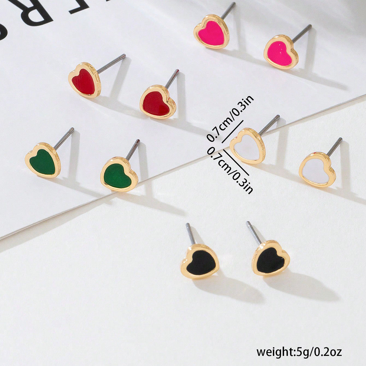 Planderful Vienna Verve Earrings Set – Exquisite Color Drip Design