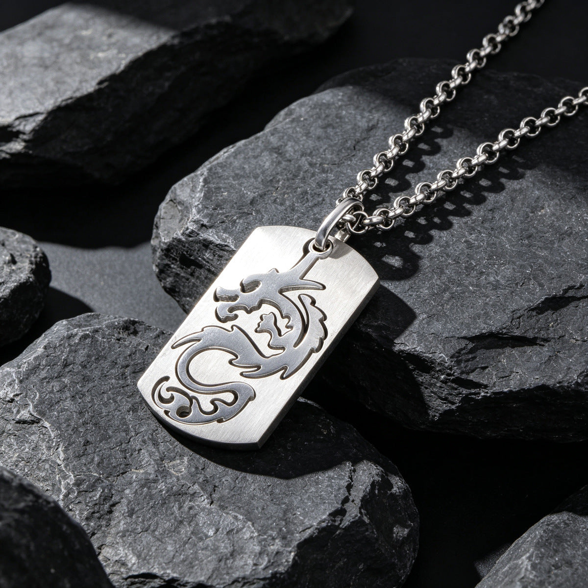 Europe – America – Titanium Steel Non-Fading Pendant Necklace
