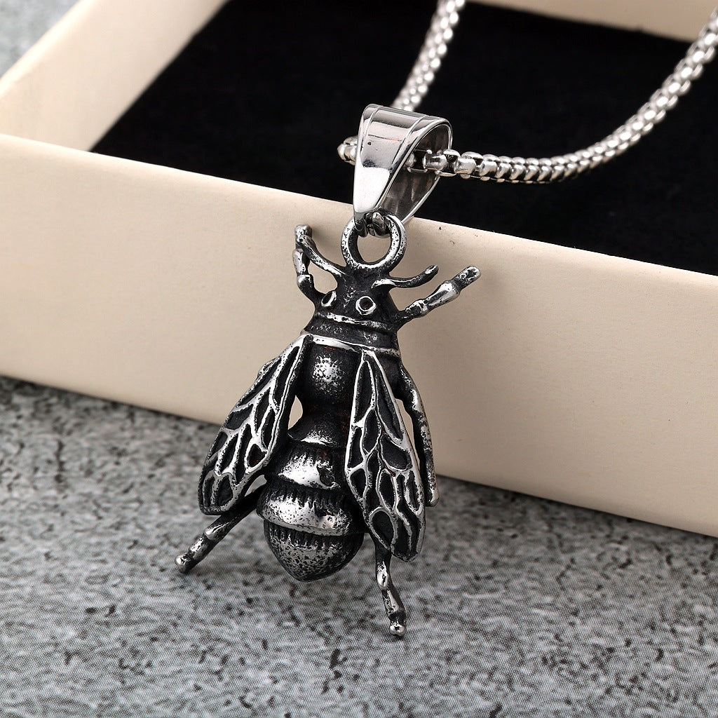 Punk Vintage Stainless Steel Men's Pendant Necklace