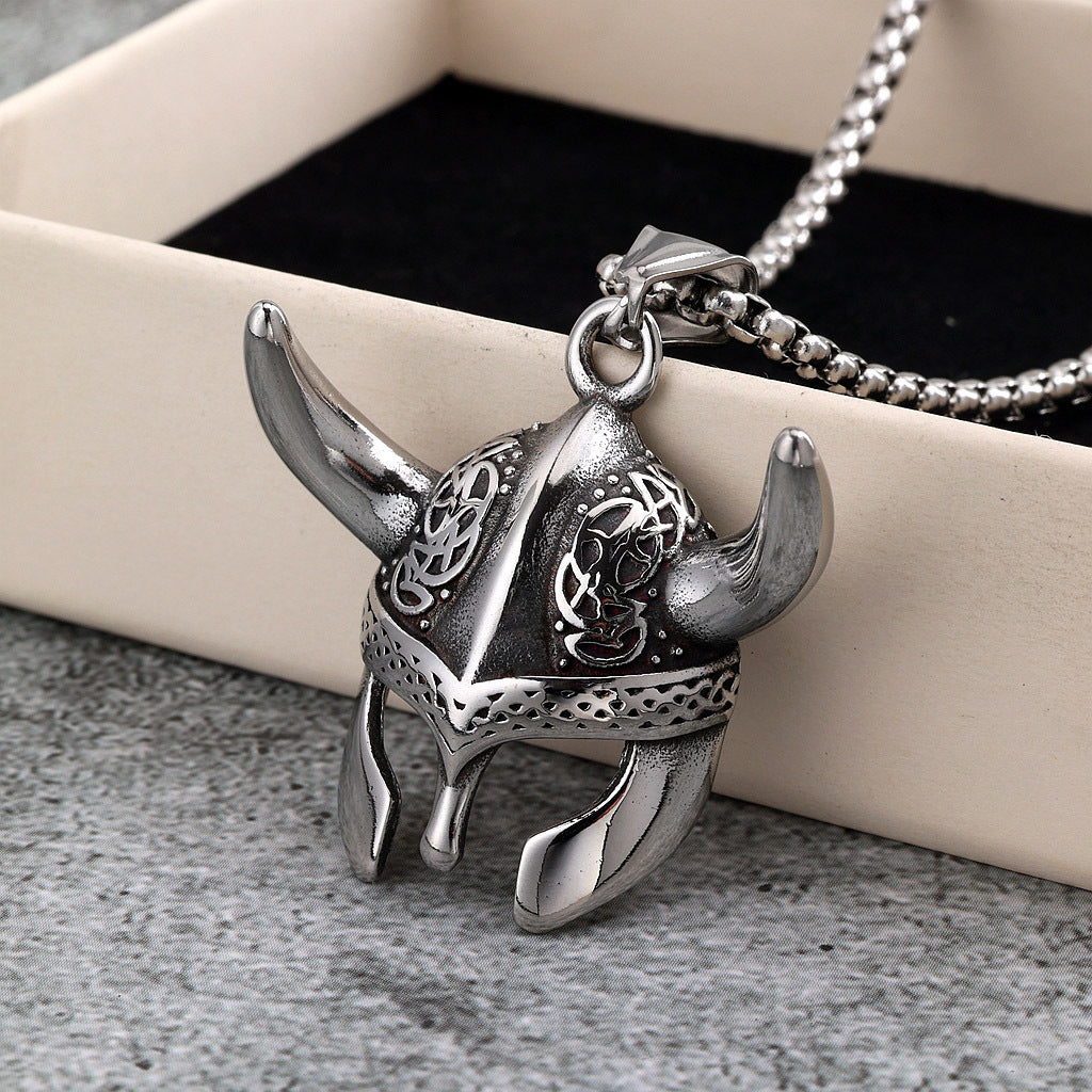 Vintage Viking Pendant Necklace
