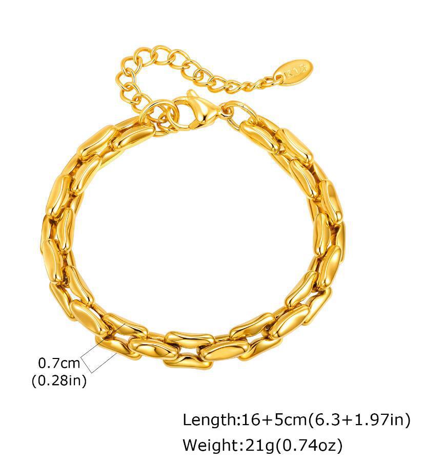 Heart Stainless Steel Bracelet Unisex