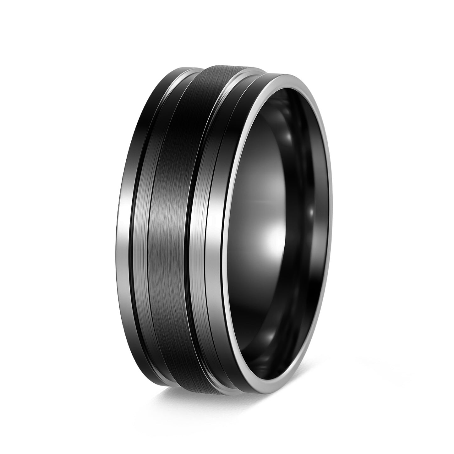Planderful Titanium Steel Ring For Men Unisex Simple Design Durable Everyday Wear Protection Statement