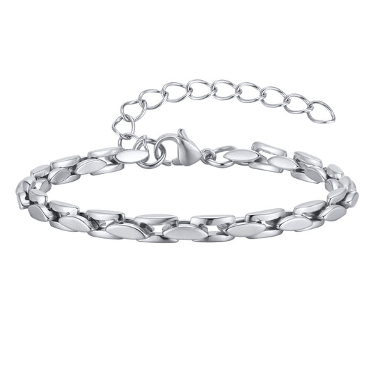 Couple Bracelets Handmade Chain Stainless Steel Bracelet Unisex