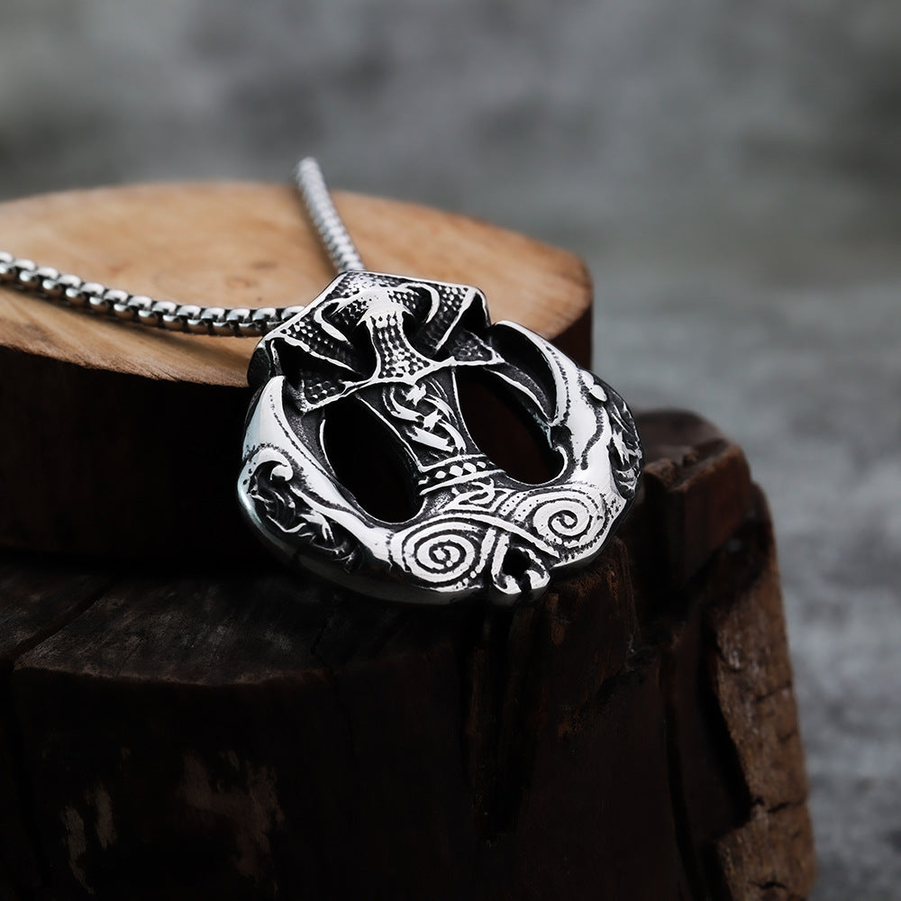 European And American Style Viking Pendant Necklace Jewelry For Men