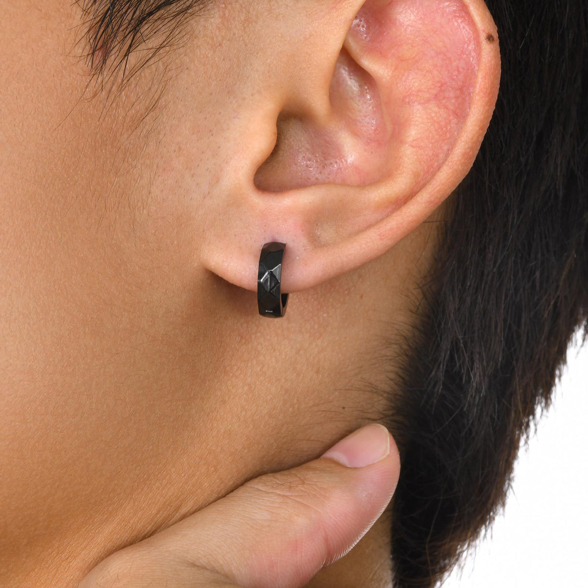 Stainless Steel Floral Earrings