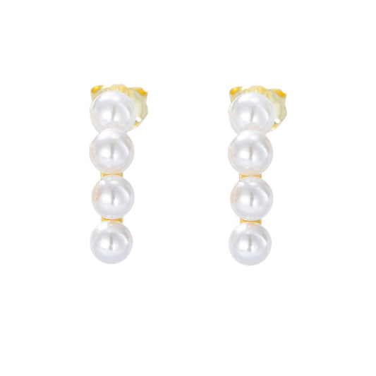 And Sterling Silver Pearl Earrings