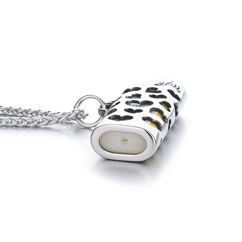 Steel Necklace - Elegant Everyday Genie Collection For Men From Planderful Jewelry