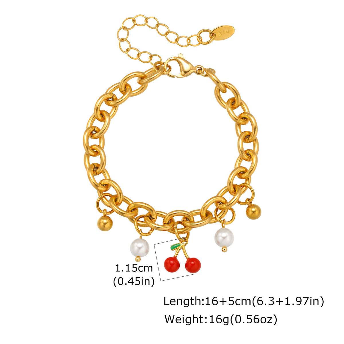 Pearl Stainless Steel Bracelet