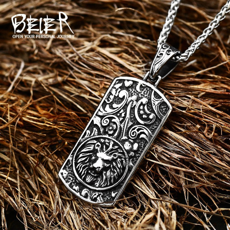 Retro Animal Titanium Steel Pendant Jewelry for Men - Wholesale Stainless Steel Accessories