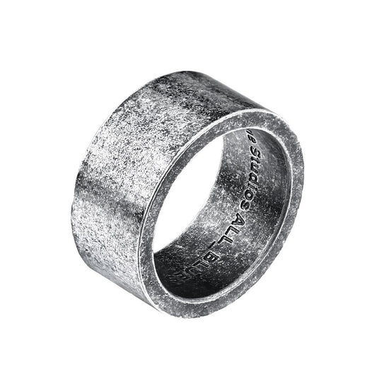 Nordic Minimalist Retro Stainless Steel Ring for Men and Women - Trendy Fashion Jewelry