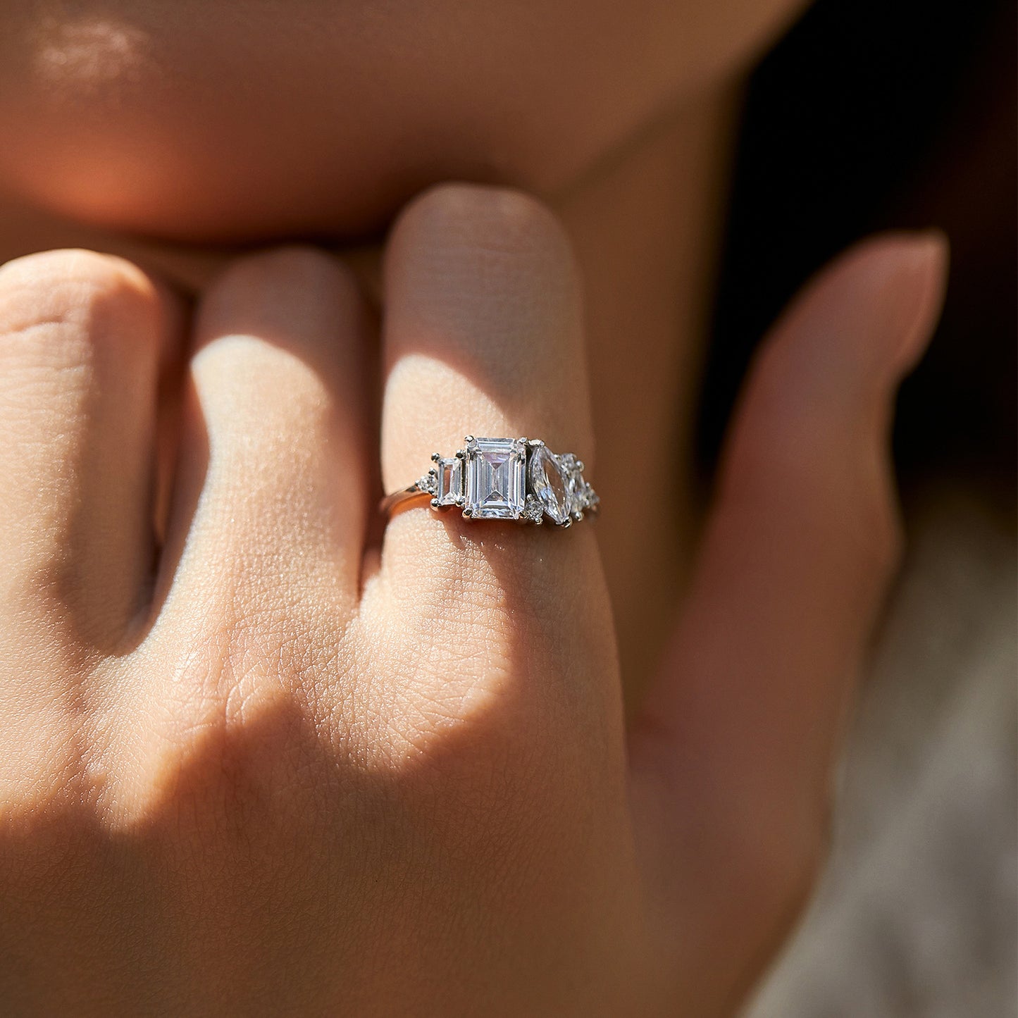 Planderful Everyday Genie Ring – Elegant Geometric Zircon Design