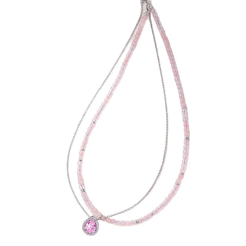 Crystal Layered Necklace